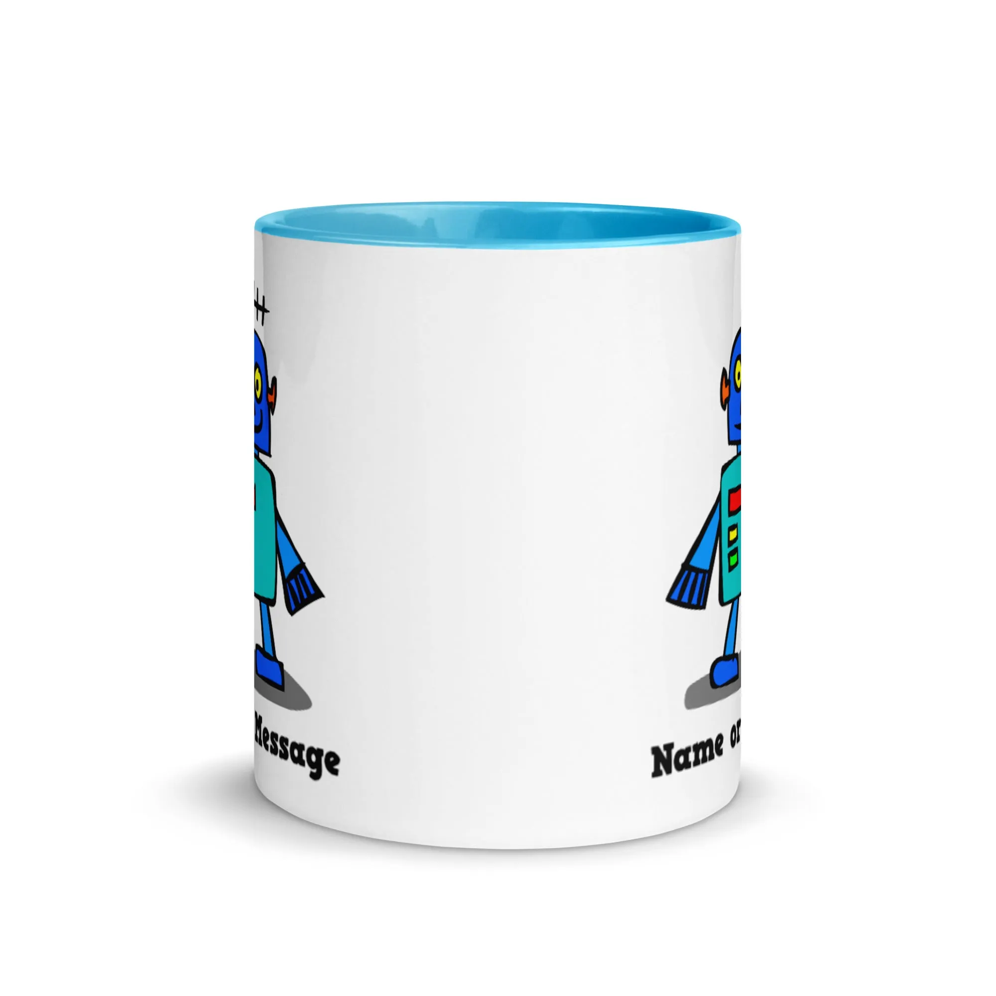 Personalized, The Magic Crayons Robots Mug, 6 Colors