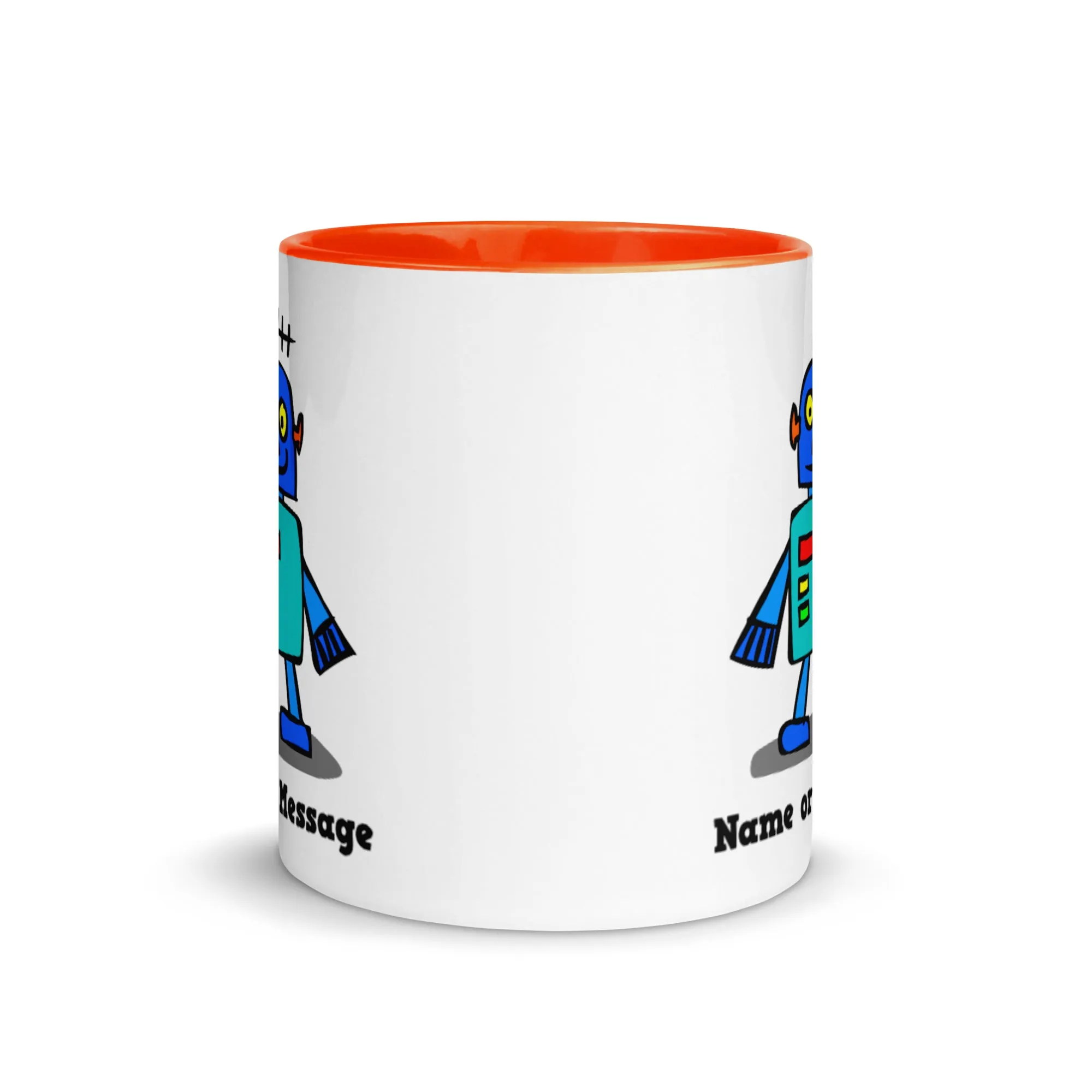 Personalized, The Magic Crayons Robots Mug, 6 Colors