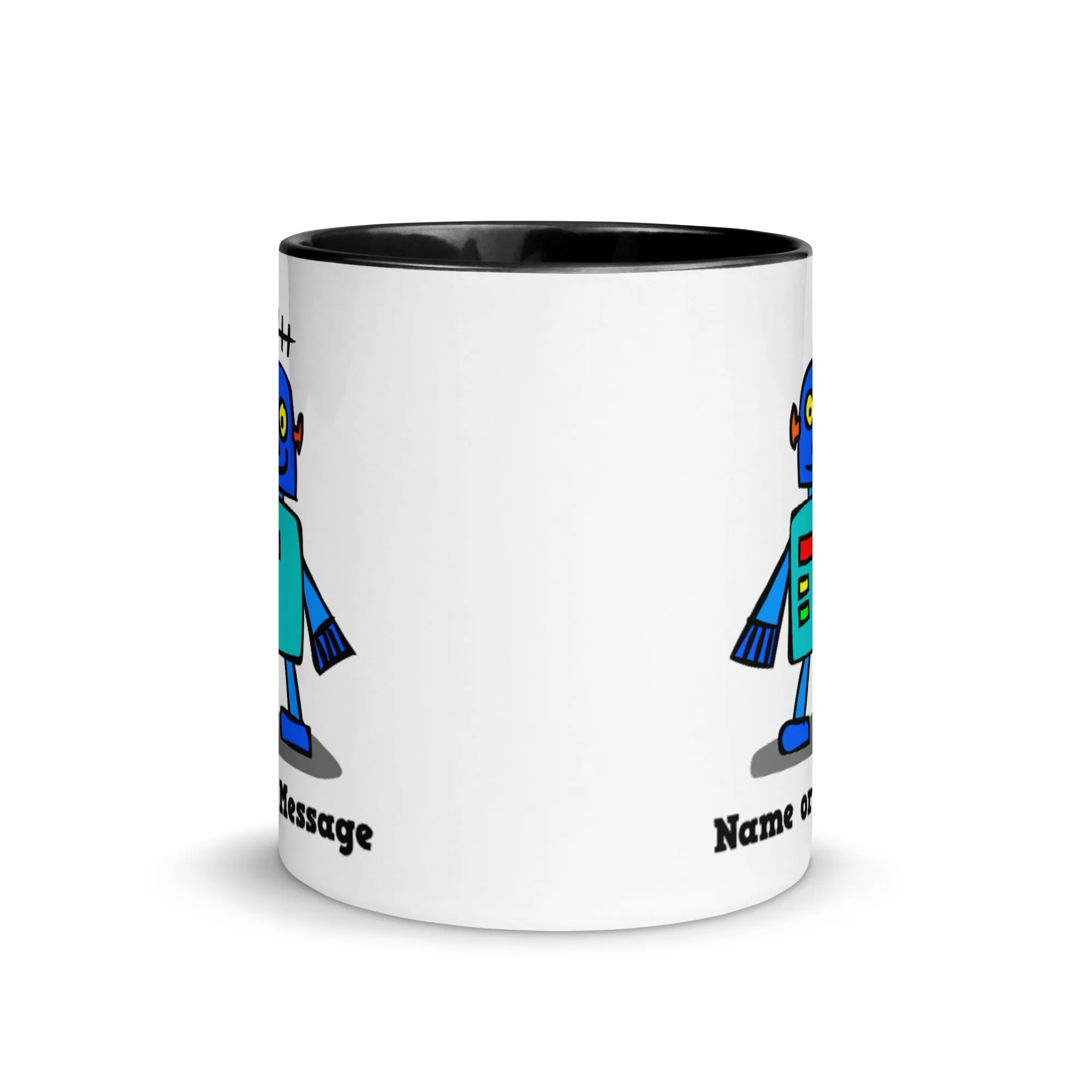 Personalized, The Magic Crayons Robots Mug, 6 Colors