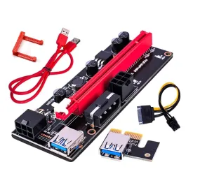 Pi ® (PiPlus®) 009s - 4 Capacitor PCIe Riser Adapter
