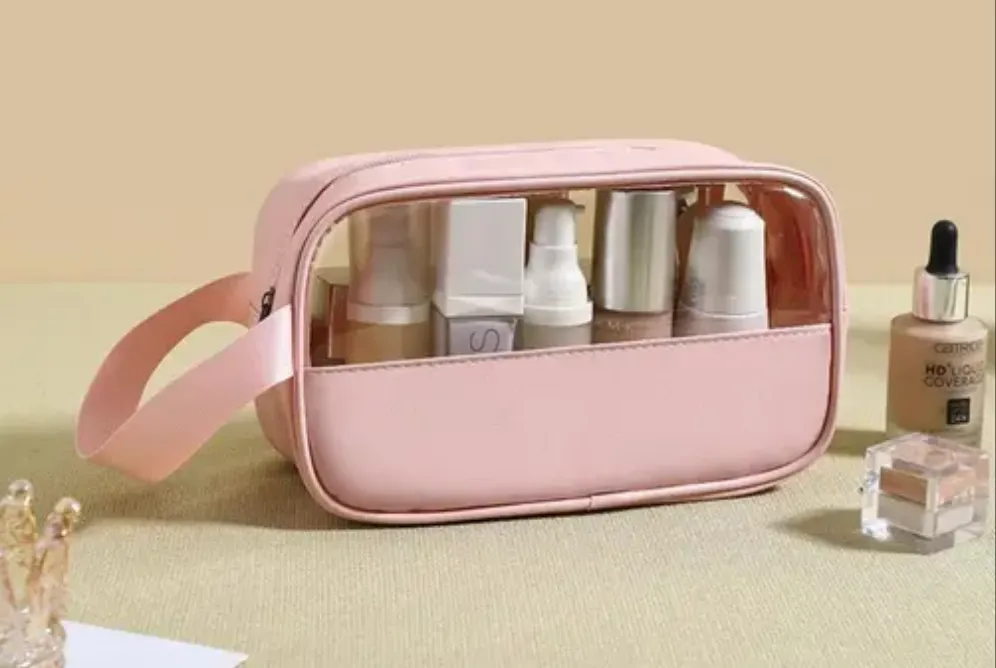 Pink window pouch