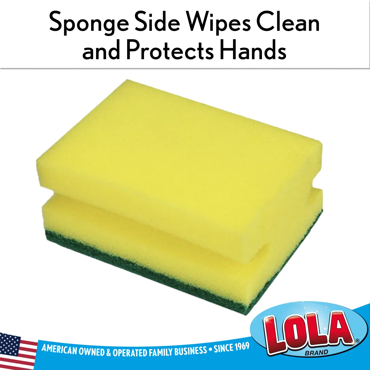 Pot Brite Scouring Sponge, 3.75" x 2.75" x 1.875"
