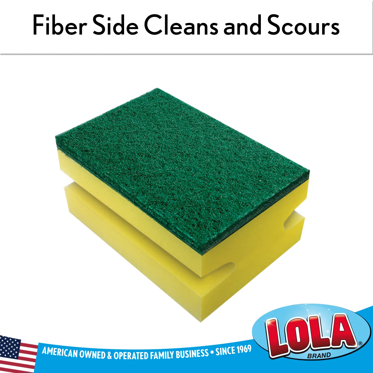 Pot Brite Scouring Sponge, 3.75" x 2.75" x 1.875"