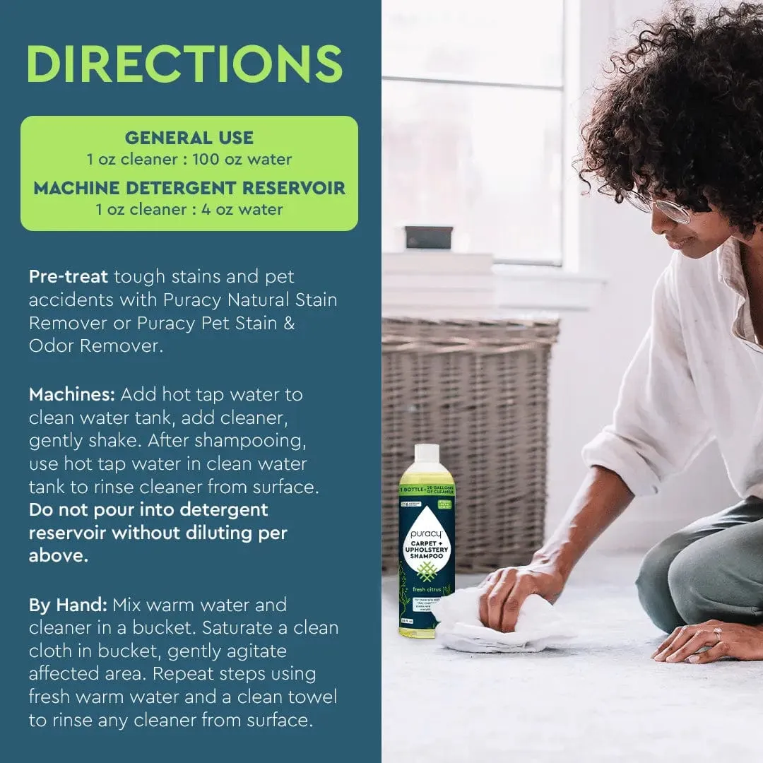 Puracy Natural Carpet & Upholstery Shampoo