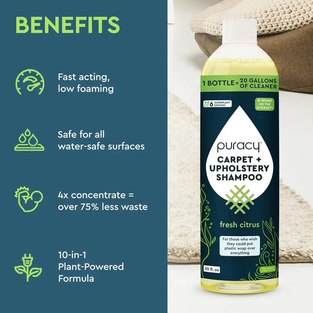 Puracy Natural Carpet & Upholstery Shampoo