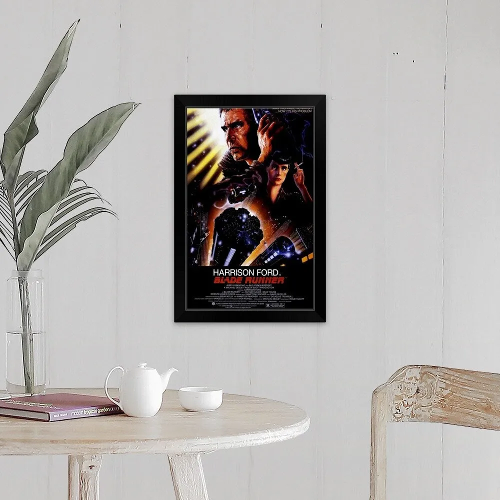 "Blade Runner (1982)" Black Framed Print