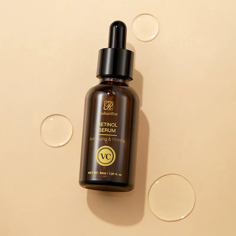 RadiantRise Wholesale Witch Hazel Lactobionic Acid Kojic Vitamin C Retinol Skincare Travel Set Face Serum Cream Skin Care Set