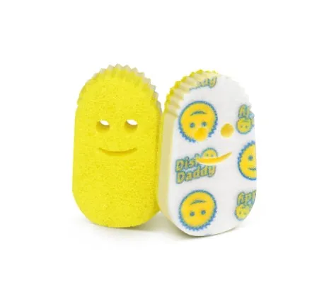 Scrub Daddy Dish Daddy Non-Scratch Dishwand Scrubber Refill For Multi-Purpose 2 pk