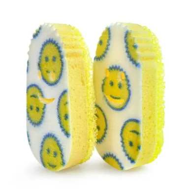 Scrub Daddy Dish Daddy Non-Scratch Dishwand Scrubber Refill For Multi-Purpose 2 pk
