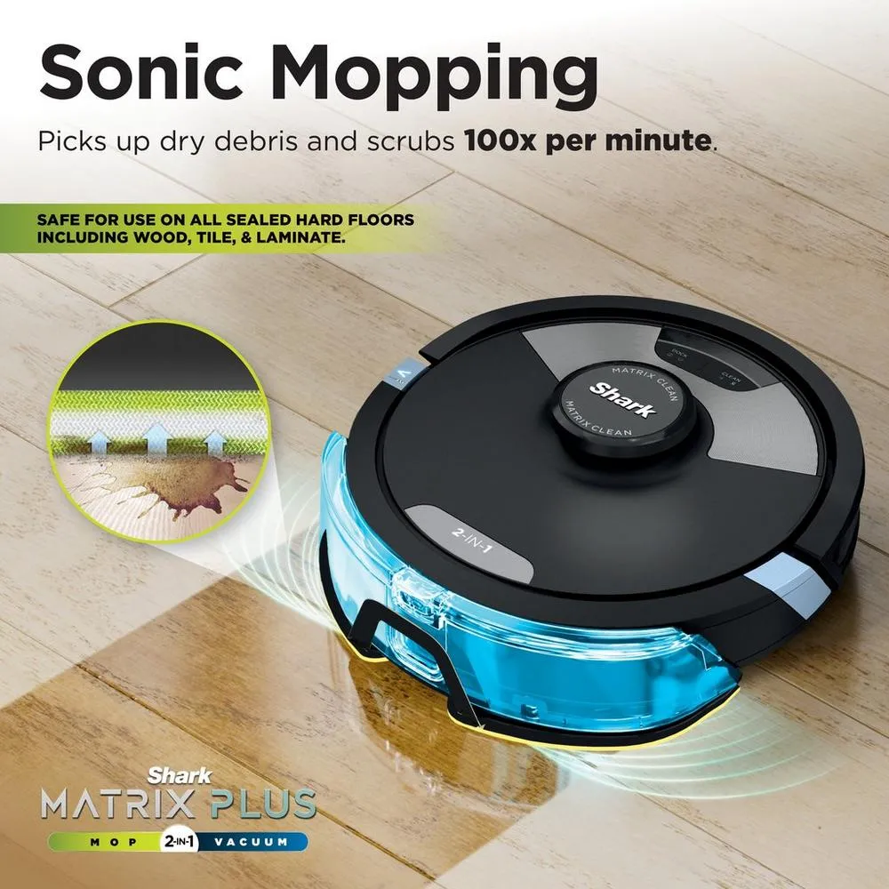 Shark RV2620WAUK Matrix Plus 2 in 1 Self-Empty Robot Vacuum and Mop