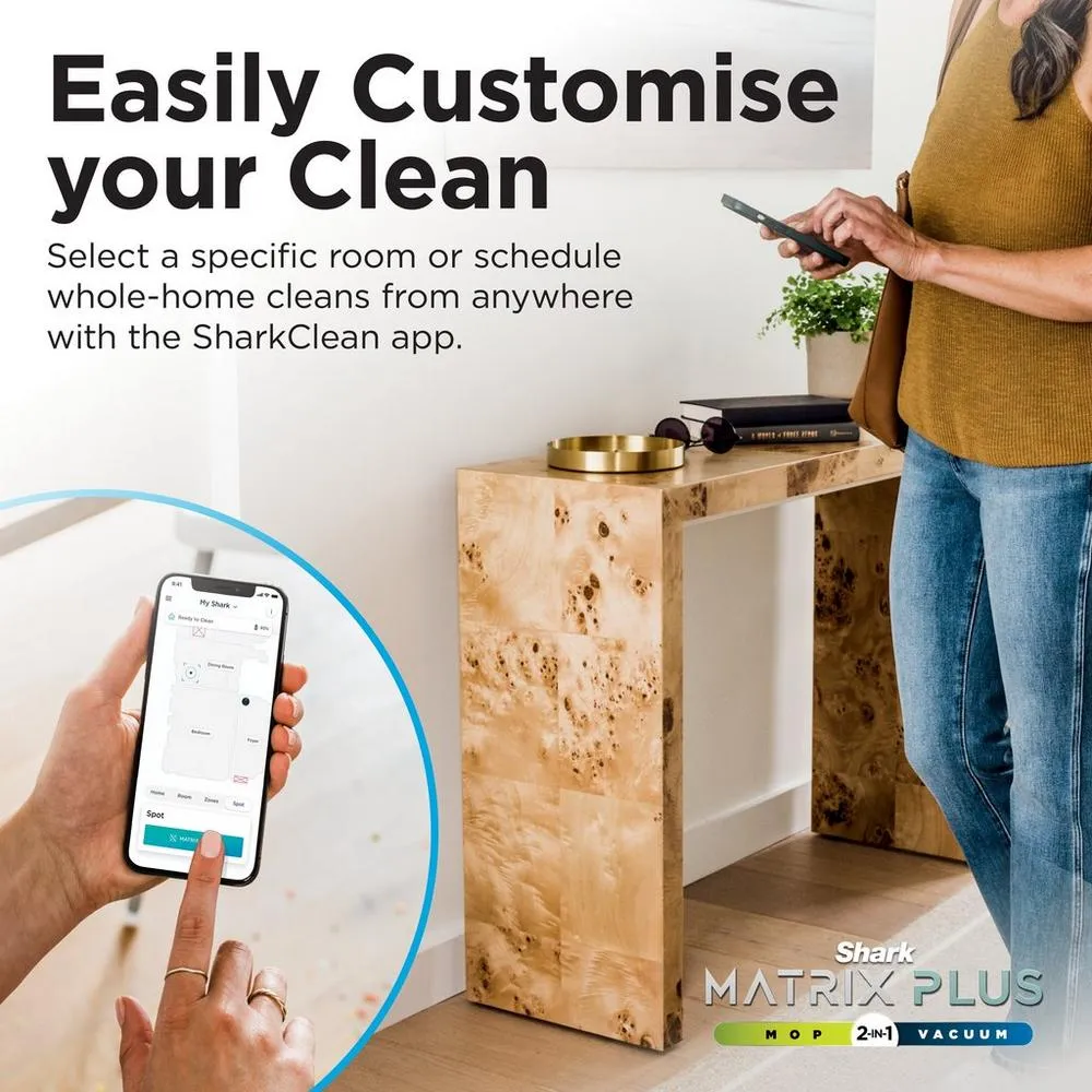 Shark RV2620WAUK Matrix Plus 2 in 1 Self-Empty Robot Vacuum and Mop