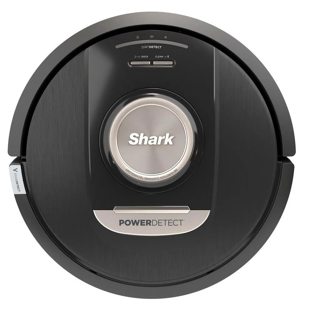Shark RV2820VEUK PowerDetect Self-Empty Robot Vacuum with Up to 100 Min Minutes Run Time Black Clearance