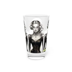 Silver Stunner - Pint Glass, 16oz - Stashbox Character Design #001