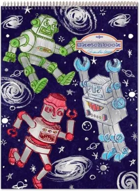 Sketchbook: Silver Robots