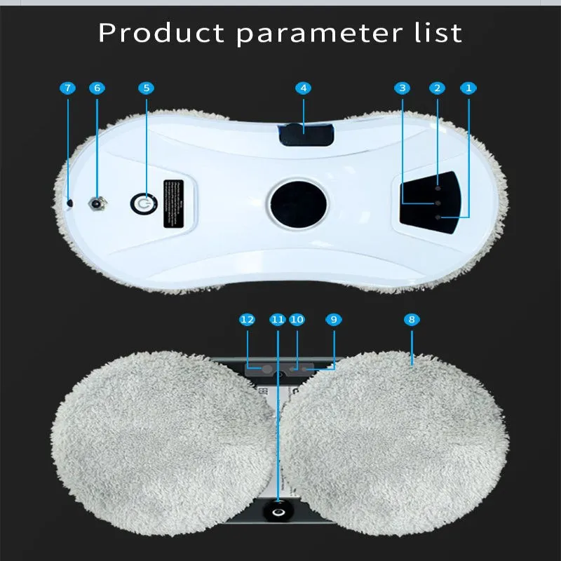 Smart Automatic Window Cleaning Robot With Water Spray