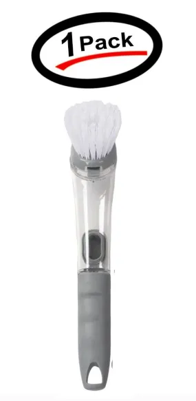 Soap Dispenser Dish Brush Scrubber Cleaner Wand Scrub Refill Washing (1 Pack)