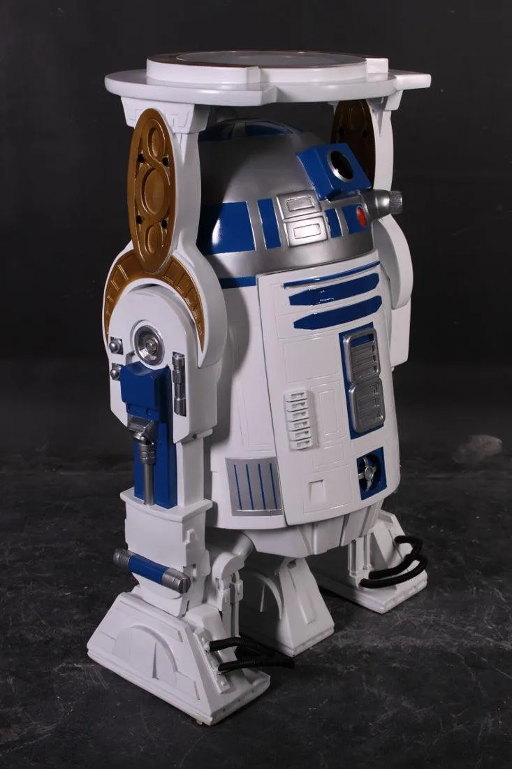 Space Robot Wine Holder Table Life Size Statue