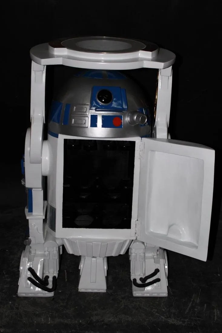 Space Robot Wine Holder Table Life Size Statue
