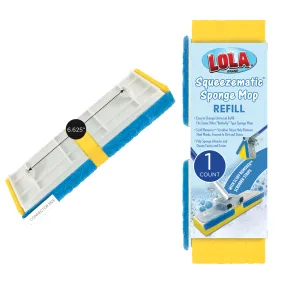 SqueezeMatic Butterfly Sponge Mop Refill, 9" Head, 1 CT