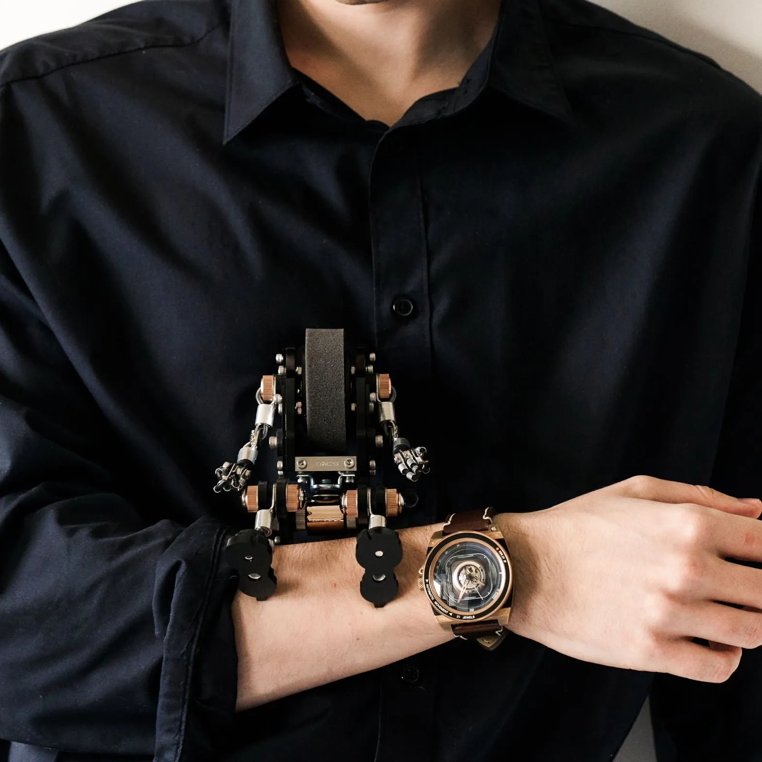 TACS  AUTOMATIC AVL2 Bronze X Robotoys with BoxSet (TS1803O)
