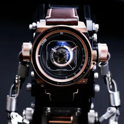 TACS  AUTOMATIC AVL2 Bronze X Robotoys with BoxSet (TS1803O)