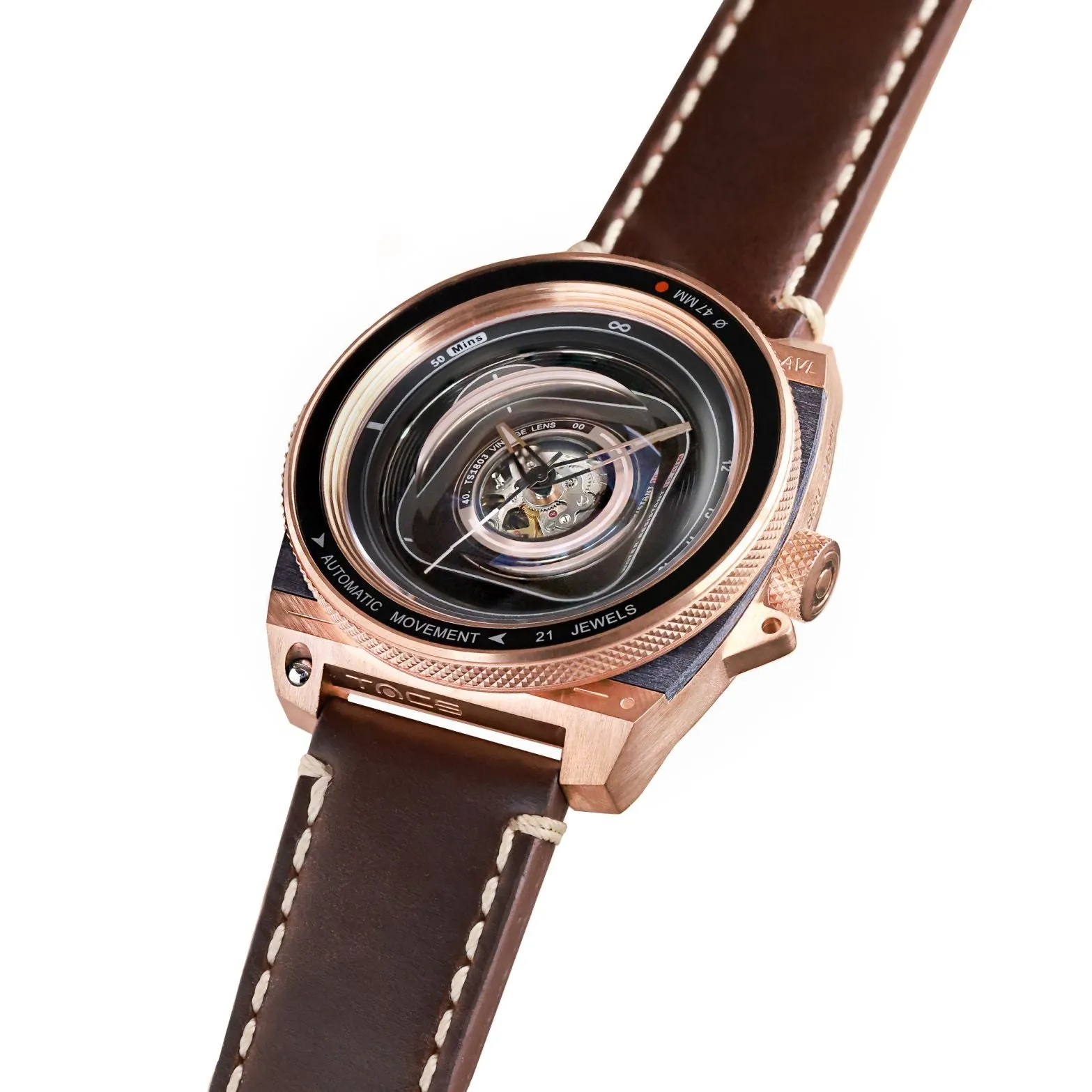 TACS  AUTOMATIC AVL2 Bronze X Robotoys with BoxSet (TS1803O)