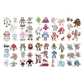 Temporary tattoos - Robots