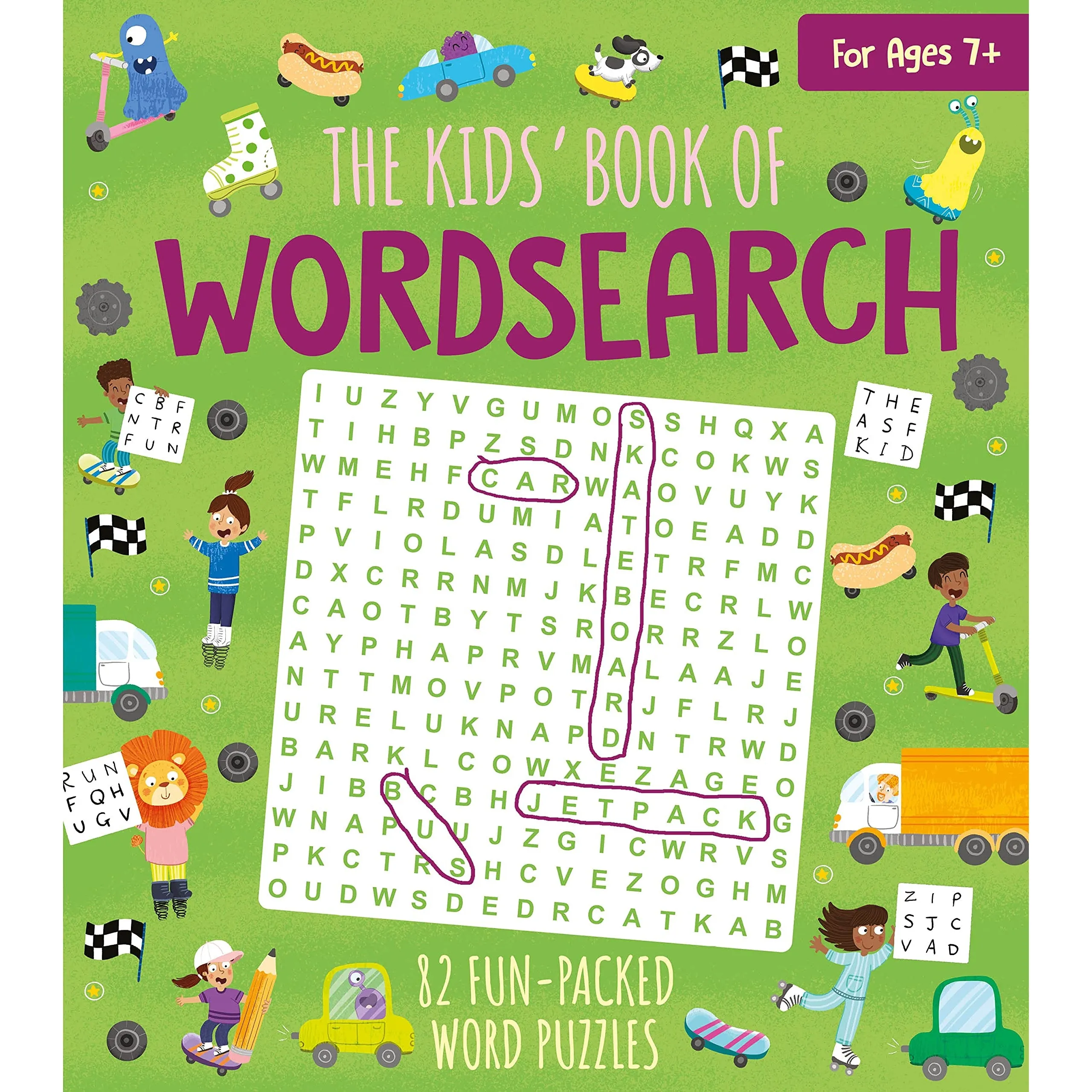 the kids' book of word search: 82 fun-packed word puzzles