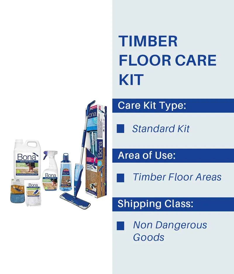 Timber Floor Care Kit From Sweden