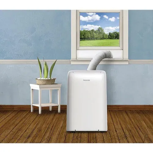 Toshiba 12,000 BTU, Wi-Fi Portable Air Conditioner with Dehumidifier(Refurbished)