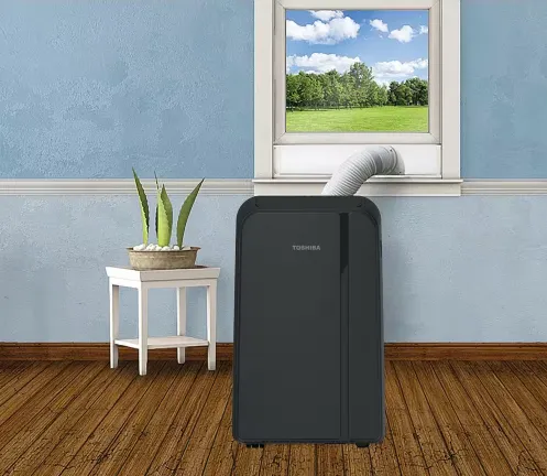 Toshiba 13,500 BTU, WIFI Portable Air Conditioner with Dehumidifier