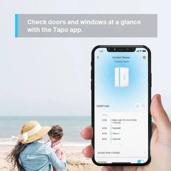 TP-Link Tapo TAPO T110 Your Window & Doors Safeguardsmart Door/Window Swnsor