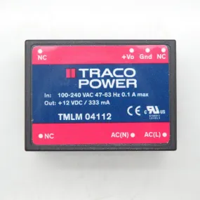 Traco Power TMLM Series 4W AC/DC Power Module TMLM 04112