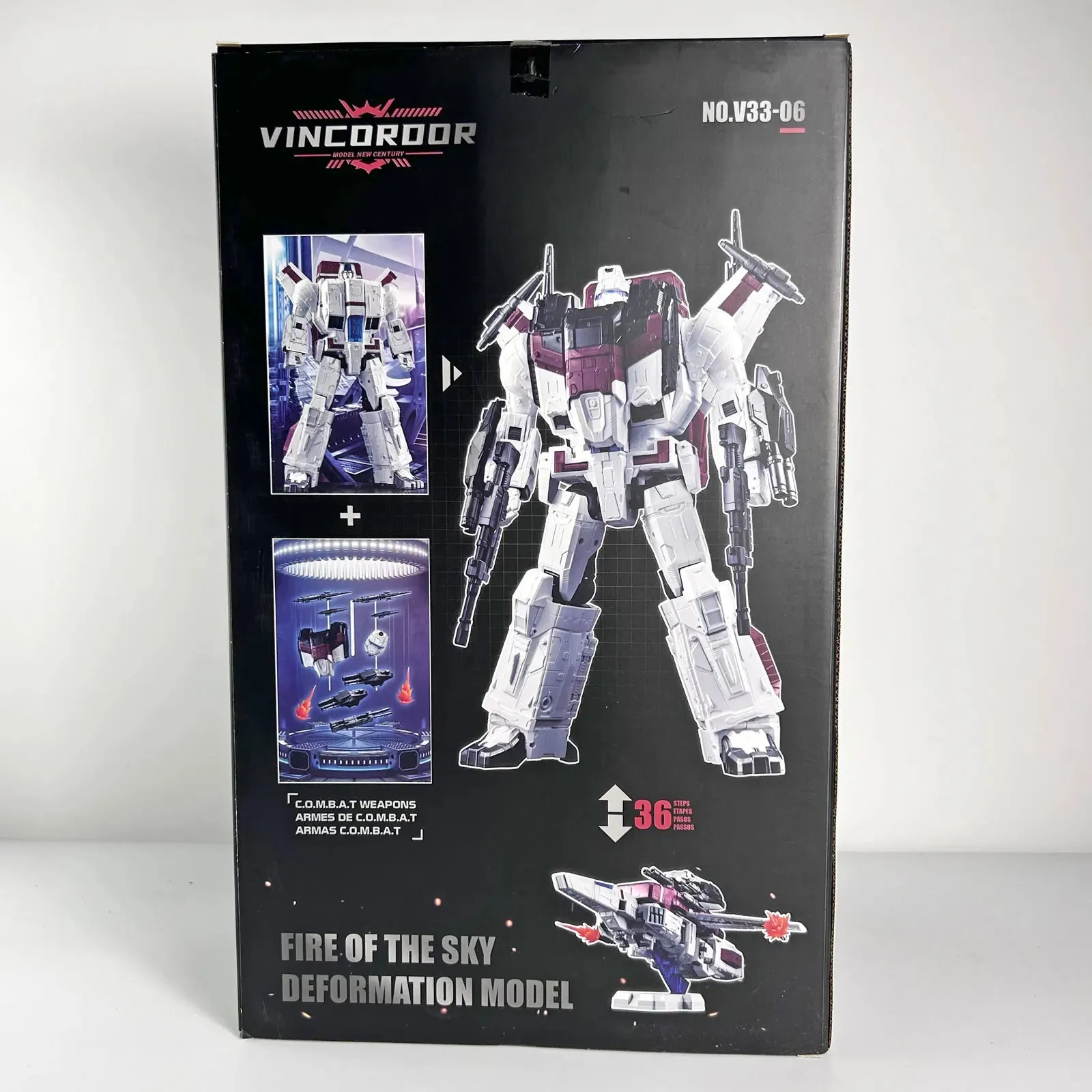 Transformation V3306 V33-06 Vincoroor Jetfire Skyfire Siege Series Ko Mp57 Mp-57 Oversion Version Action Figure Robot Toys Gifts