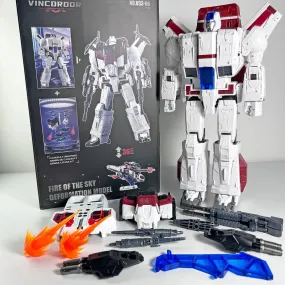 Transformation V3306 V33-06 Vincoroor Jetfire Skyfire Siege Series Ko Mp57 Mp-57 Oversion Version Action Figure Robot Toys Gifts