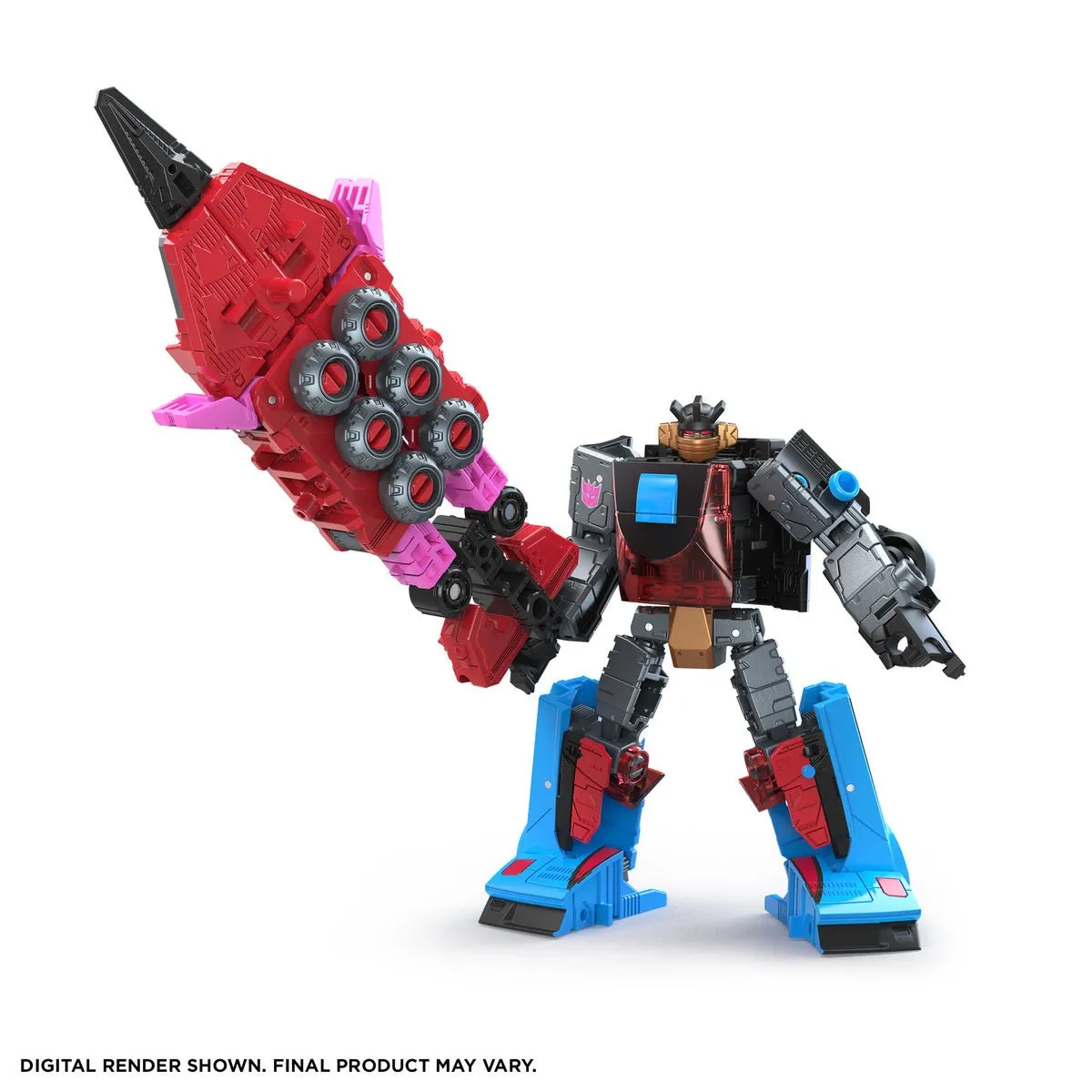 Transformers Generations Shattered Glass Collection Decepticon Slicer with Exo-Suit & IDW" s Shattered Glass- Slicer