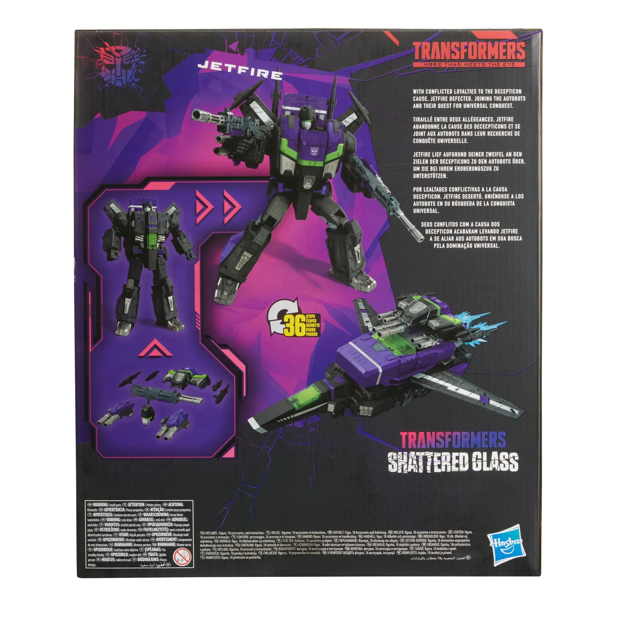 Transformers Generations Shattered Glass Collection Jetfire & IDW’s Shattered Glass— Jetfire (Exclusive Hasbro Pulse Variant Cover)