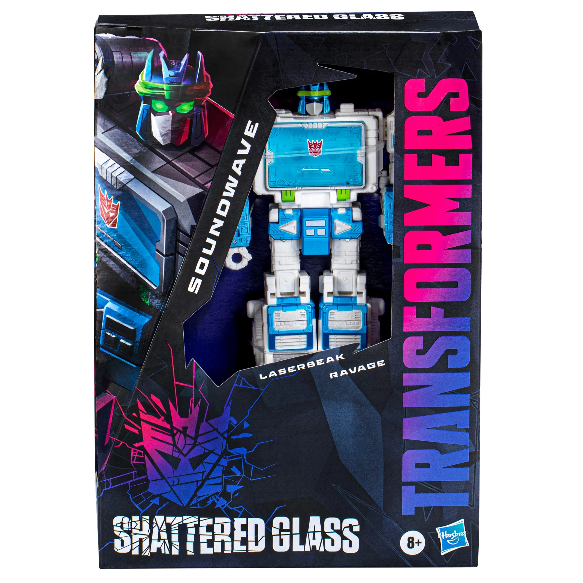 Transformers Generations Shattered Glass Collection Soundwave & IDW’s Shattered Glass— Soundwave (Exclusive Hasbro Pulse Variant Cover)