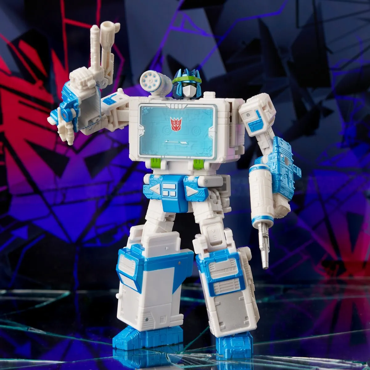 Transformers Generations Shattered Glass Soundwave (with Laserbeak & Ravage)