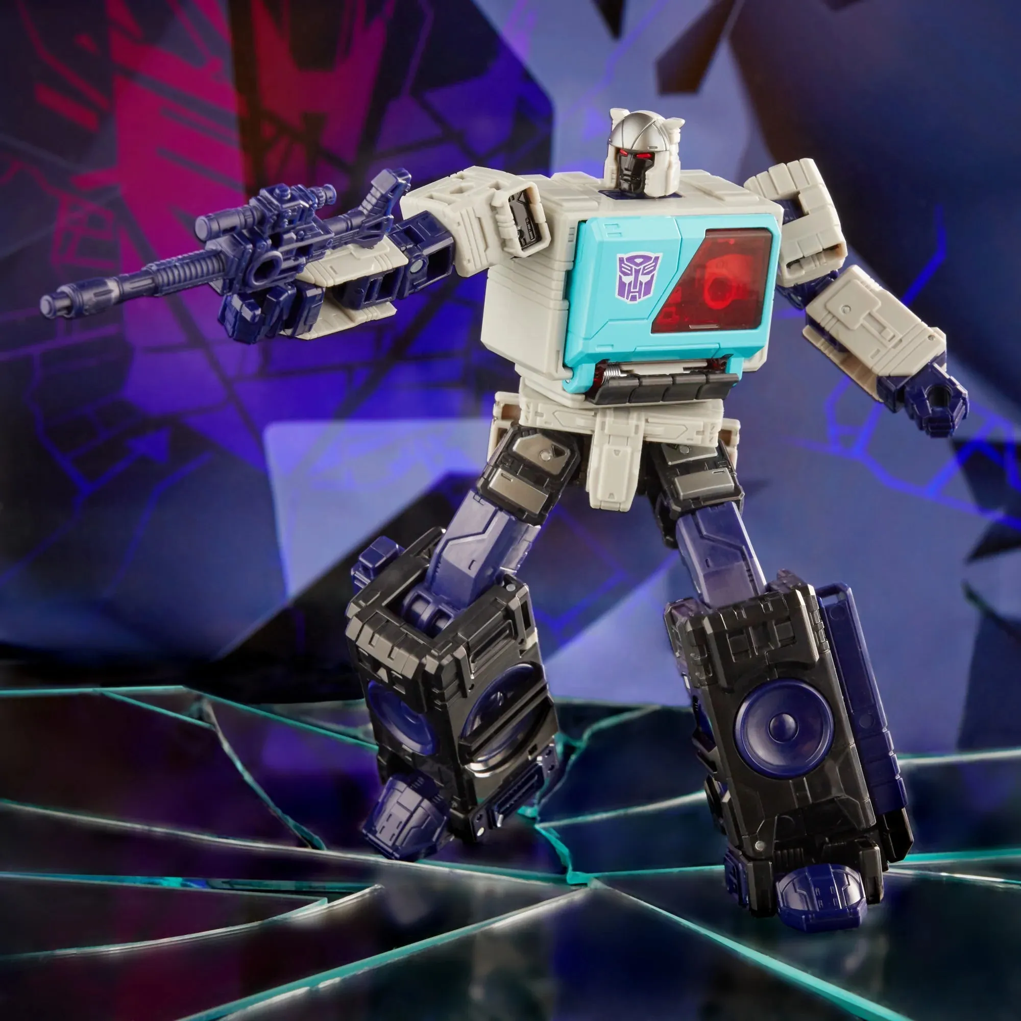 Transformers - Shattered Glass - Autobot Blaster and Autobot Rewind Exclusive Action Figures (F3926) LAST ONE!
