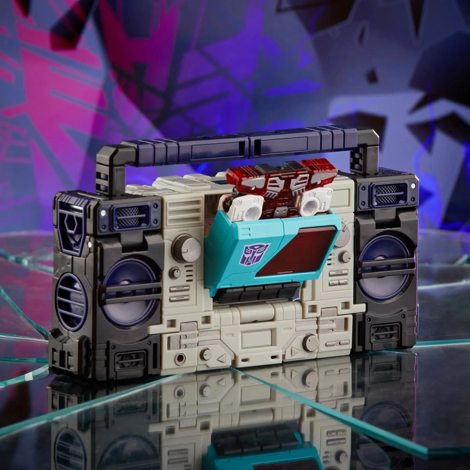 Transformers - Shattered Glass - Autobot Blaster and Autobot Rewind Exclusive Action Figures (F3926) LAST ONE!