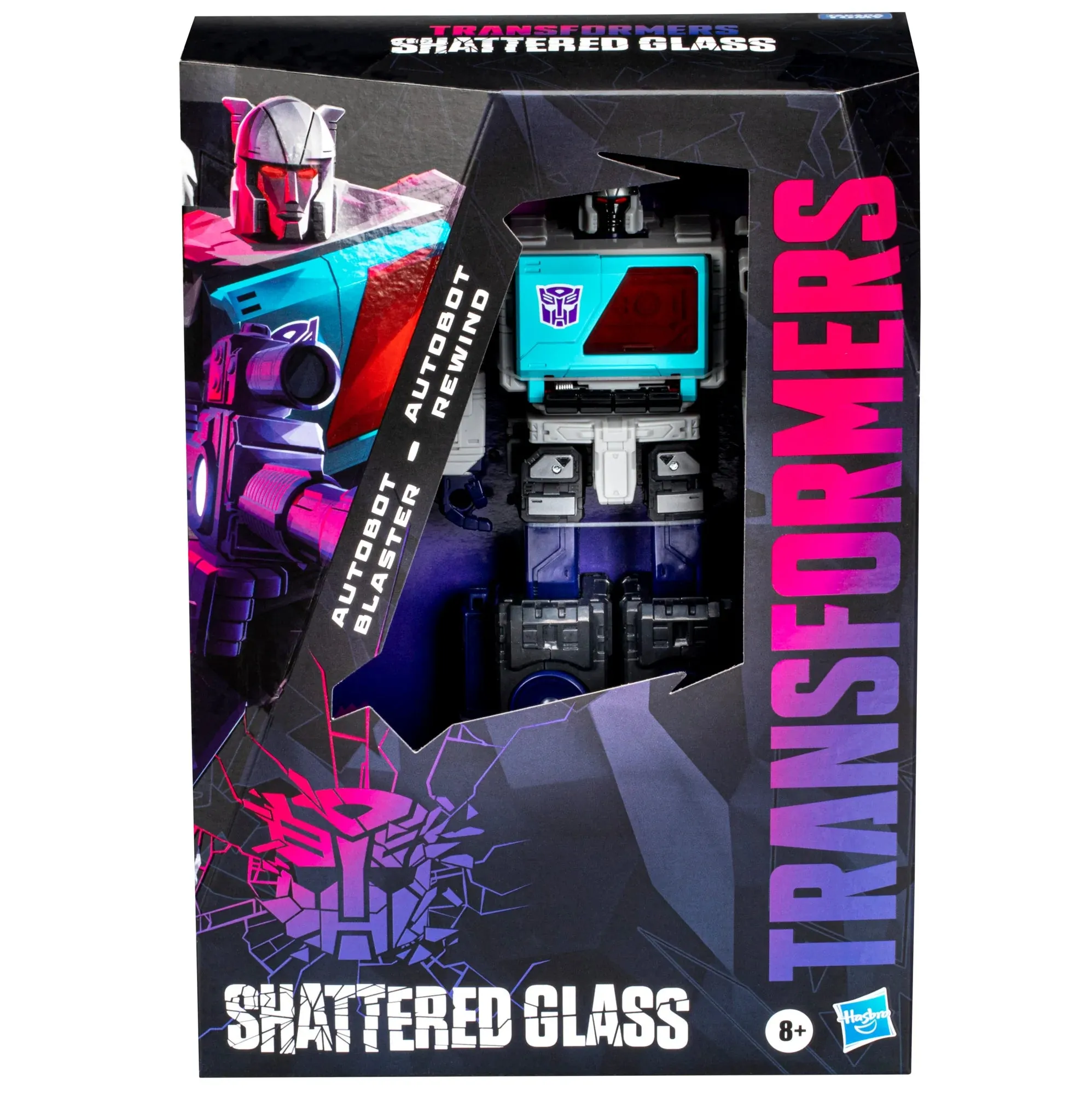 Transformers - Shattered Glass - Autobot Blaster and Autobot Rewind Exclusive Action Figures (F3926) LAST ONE!