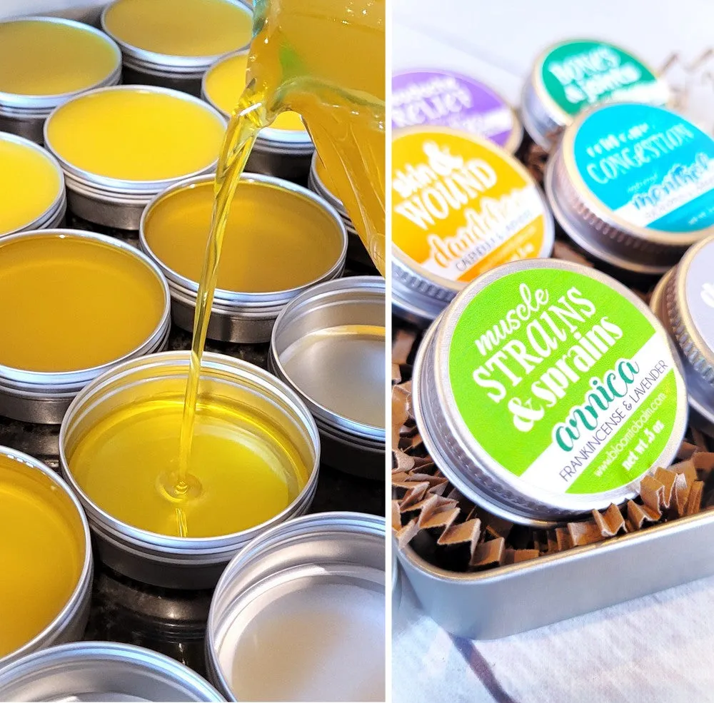 TRAVEL-SIZE Salve Kit (PICK 6 HALF OZ)   FREE Tin!