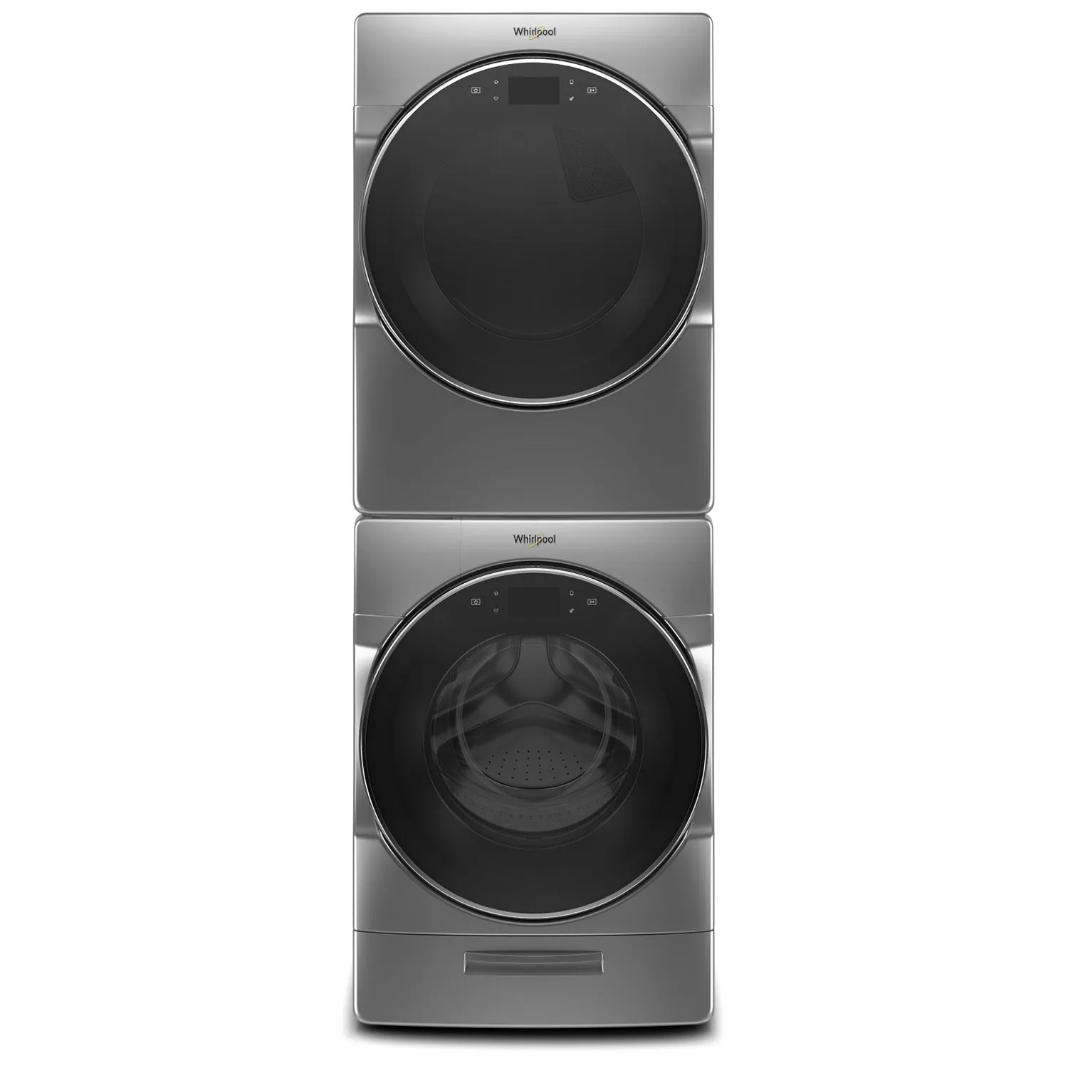 Whirlpool Chrome Shadow Front-Load Washer (5.8 cu. ft.) & Gas Dryer (7.4 cu. ft.) - WFW9620HC/WGD9620HC