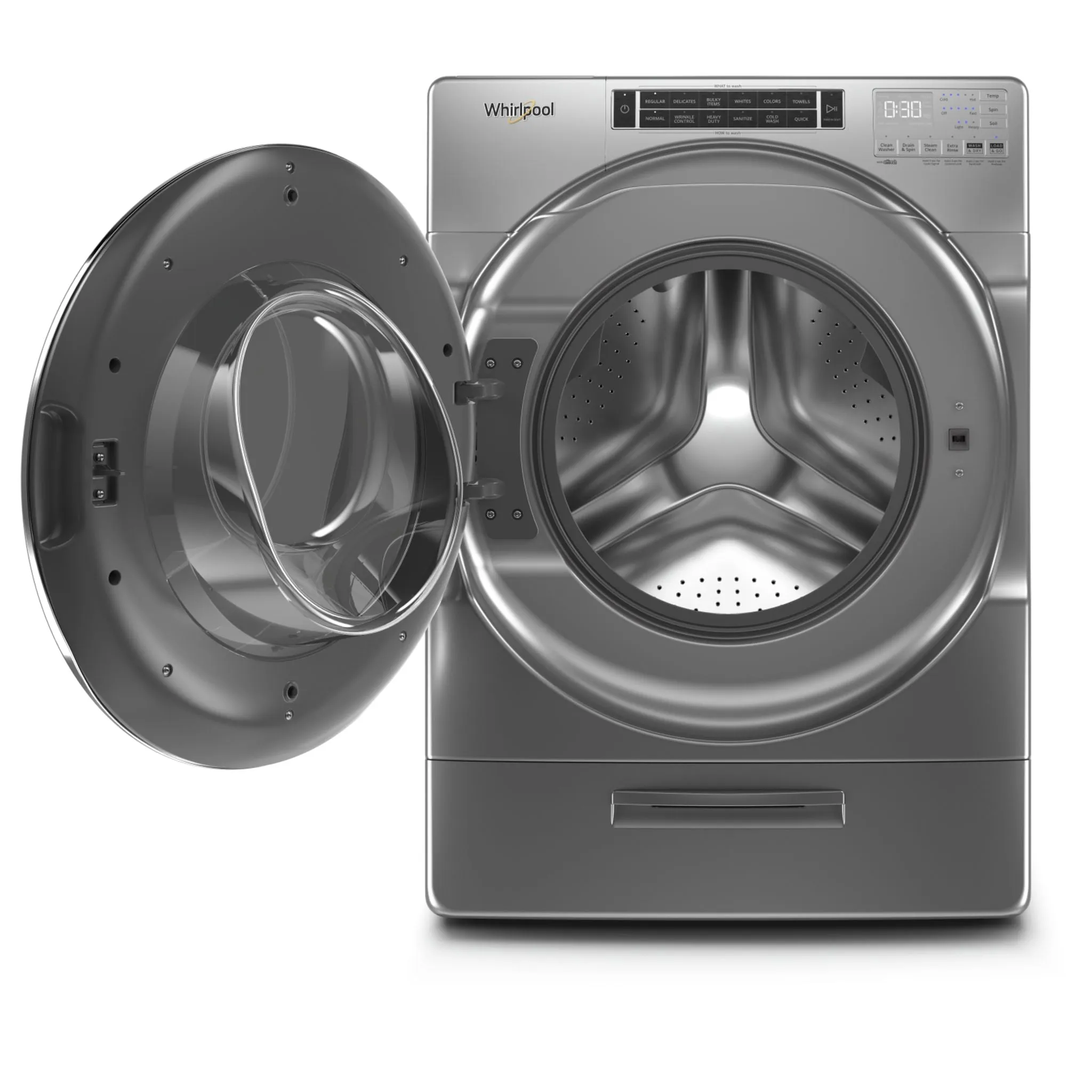 Whirlpool Front Load Washer (WFW8620HC) - Chrome Shadow