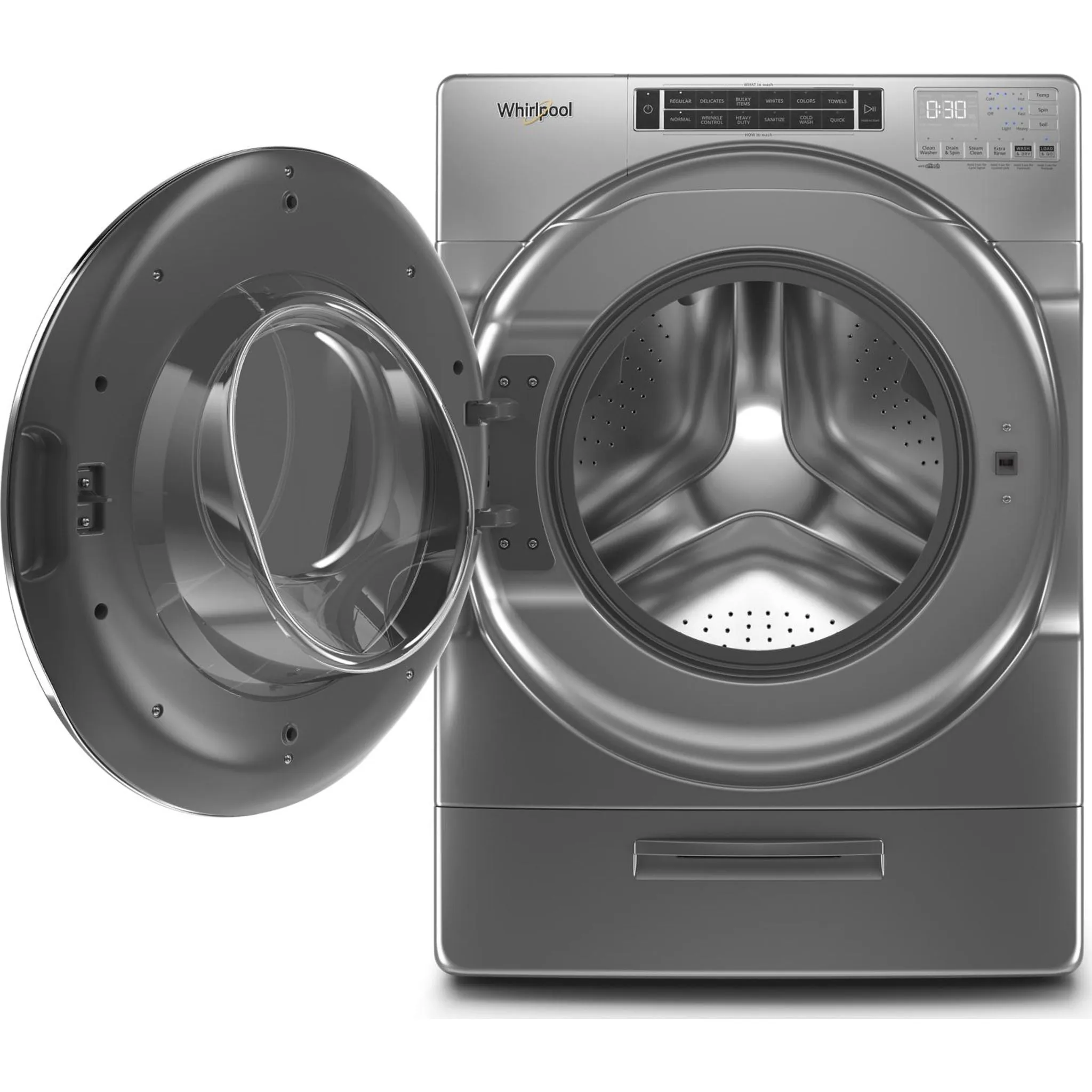 Whirlpool Front Load Washer (WFW8620HC) - Chrome Shadow