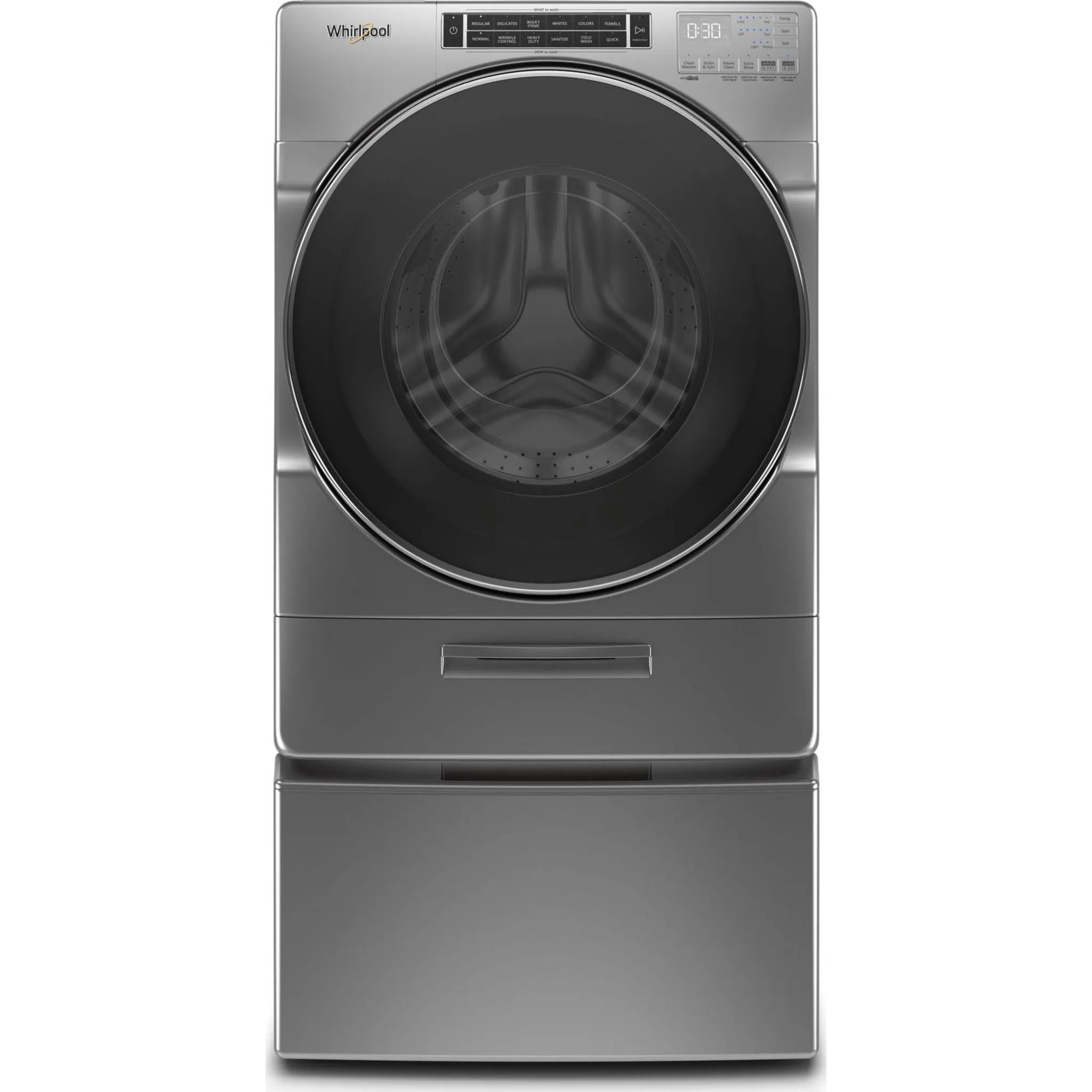 Whirlpool Front Load Washer (WFW8620HC) - Chrome Shadow