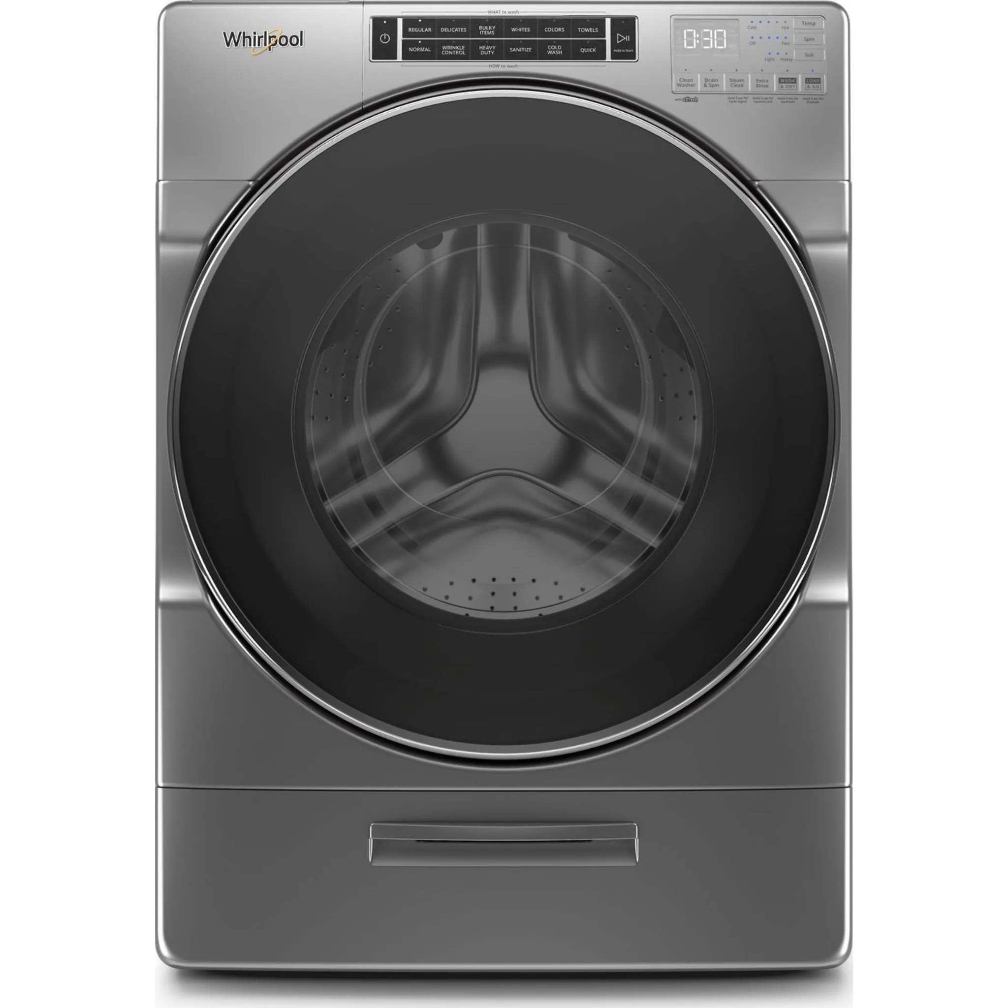 Whirlpool Front Load Washer (WFW8620HC) - Chrome Shadow