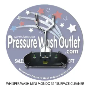 WHISPER WASH 31" MINI MONDO FORCE SURFACE CLEANER (6802)