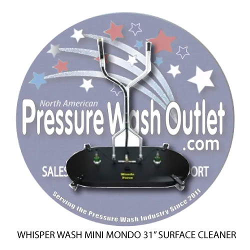 WHISPER WASH 31" MINI MONDO FORCE SURFACE CLEANER (6802)